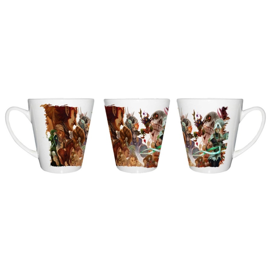 TAZA CÓNICA leyenda heroe verde personajes sagas princesa malvado conica personalizada