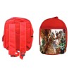 MOCHILA ROJA leyenda heroe verde personajes sagas princesa malvado escolar personalizado