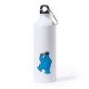 BIDON GRANDE 800 ML ACERO INOXIDABLE monstruo comedor de galletas peludo azul niños deporte deportivo mosqueton botella