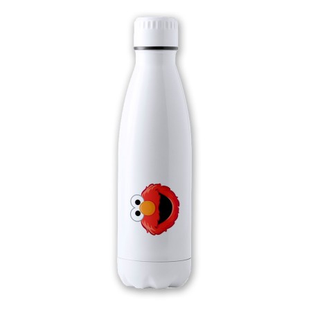 BIDON 700 ML ACERO INOXIDABLE monstruo galletas divertido peludo rojo serie niños tapon seguridad botella