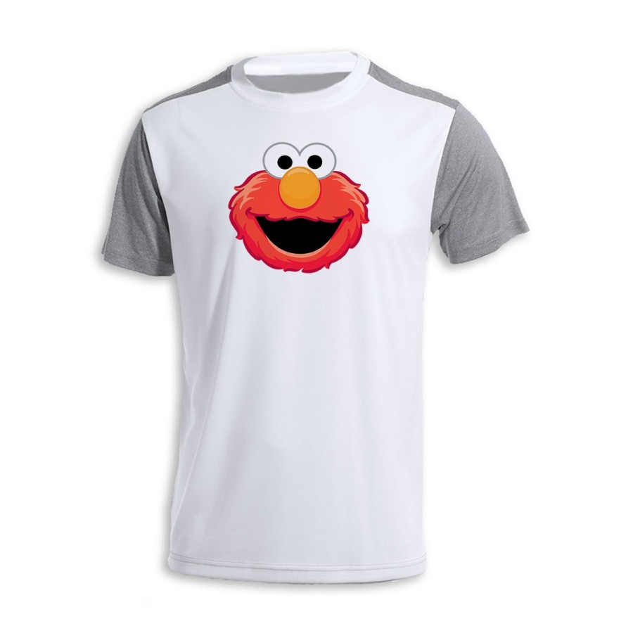 CAMISETA DISEÑO BICOLOR monstruo galletas divertido peludo rojo serie niños personalizada