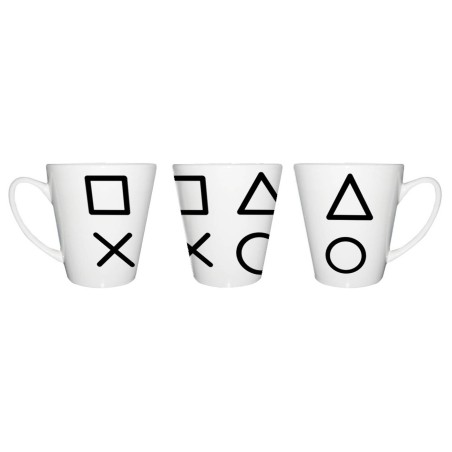 TAZA CÓNICA simbolos videojuegos consola mando famosos conica personalizada