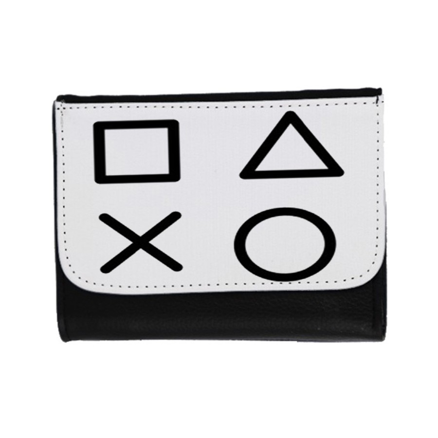 BILLETERA BILLETERO simbolos videojuegos consola mando famosos unisex negro monedero