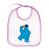 BABERO COLORES monstruo comedor de galletas peludo azul niños personalizado bebe