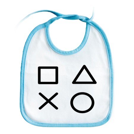 BABERO COLORES simbolos videojuegos consola mando famosos personalizado bebe