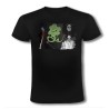 CAMISETA NEGRA one piece brook fantasma pirata musico mugiwara moda verano personalizada