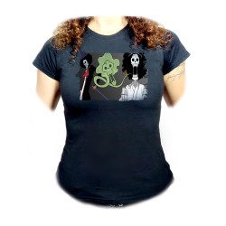CAMISETA NEGRA MUJER one...