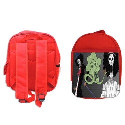 PACK MOCHILA ROJA Y ESTUCHE...