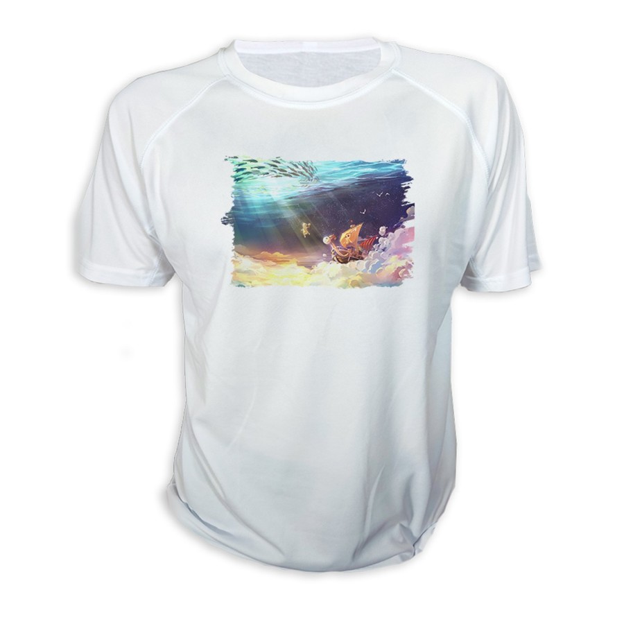 CAMISETA thousand sunny barco pirata mar one piece luffy personalizada
