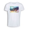 CAMISETA TACTO ALGODÓN thousand sunny barco pirata mar one piece luffy cómoda personalizada