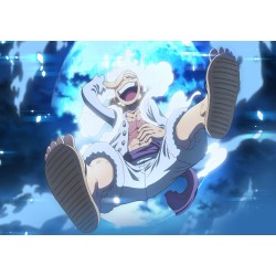 TAZA MÁGICA one piece luffy nika gear 5 hito no mi pirata personalizada