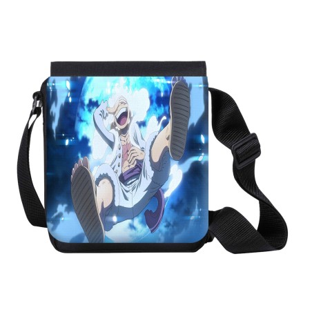 BANDOLERA PEQUEÑA one piece luffy nika gear 5 hito no mi pirata bolso personalizada