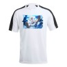 CAMISETA TÉCNICA FRANJA MANGAS NEGRA one piece luffy nika gear 5 hito no mi pirata personalizada