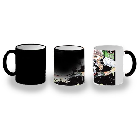 TAZA MÁGICA kimetsu no yaiba pilar viento Sanemi Shinazugawa temporada 4 personalizada