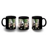 TAZA COMPLETAMENTE NEGRA kimetsu no yaiba pilar viento Sanemi Shinazugawa temporada 4 personalizada