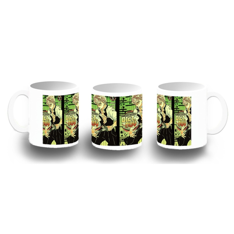 TAZA FOTOLUMINISCENTE kimetsu no yaiba pilar viento Sanemi Shinazugawa temporada 4 BRILLA OSCURIDAD