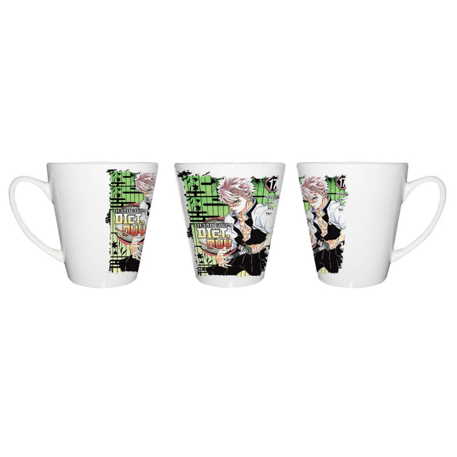 TAZA CÓNICA kimetsu no yaiba pilar viento Sanemi Shinazugawa temporada 4 conica personalizada