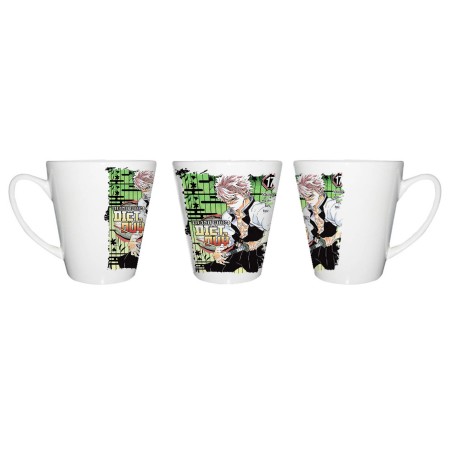 TAZA CÓNICA kimetsu no yaiba pilar viento Sanemi Shinazugawa temporada 4 conica personalizada