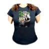 CAMISETA NEGRA MUJER kimetsu no yaiba pilar viento Sanemi Shinazugawa temporada 4 oferta personalizada