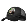 GORRA NEGRA CON REJILLA kimetsu no yaiba pilar viento Sanemi Shinazugawa temporada 4 moda deporte