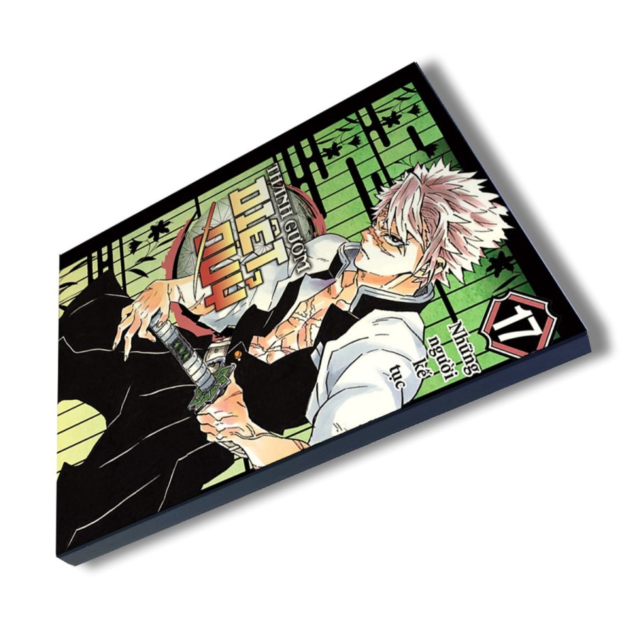 PANEL FOTOGRÁFICO DECORATIVO kimetsu no yaiba pilar viento Sanemi Shinazugawa temporada 4 cuadro acabado brillante  pared