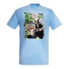 CAMISETA AZUL CIELO kimetsu no yaiba pilar viento Sanemi Shinazugawa temporada 4 moda verano personalizada