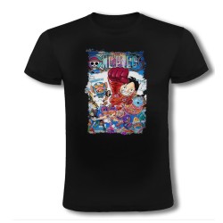 CAMISETA NEGRA one piece...