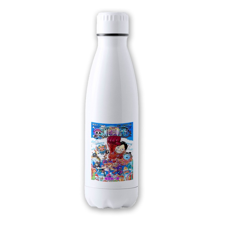 BIDON TÉRMICO AISLANTE 700 ML ACERO INOXIDABLE one piece mugiwara temporada manga isla egghead botella termo