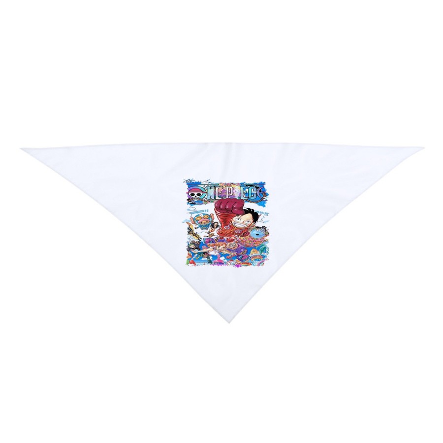 PAÑOLETA TRIANGULAR SUAVE one piece mugiwara temporada manga isla egghead moda cuello fiestas