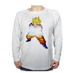 CAMISETA MANGA LARGA goku...