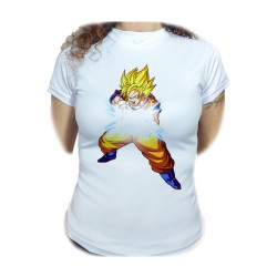 CAMISETA MUJER goku kame...