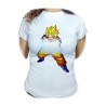 CAMISETA MUJER goku kame hame ha honda vital super guerrero moda personalizada
