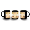 TAZA COMPLETAMENTE NEGRA goku kame hame ha honda vital super guerrero personalizada