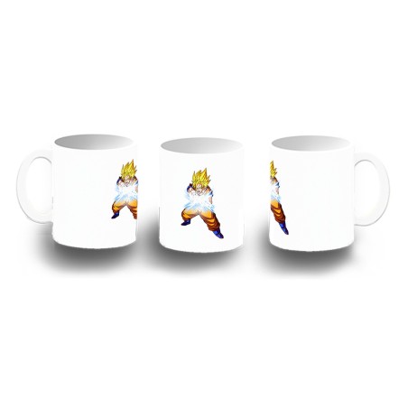 TAZA DE PLASTICO goku kame hame ha honda vital super guerrero niños personalizada