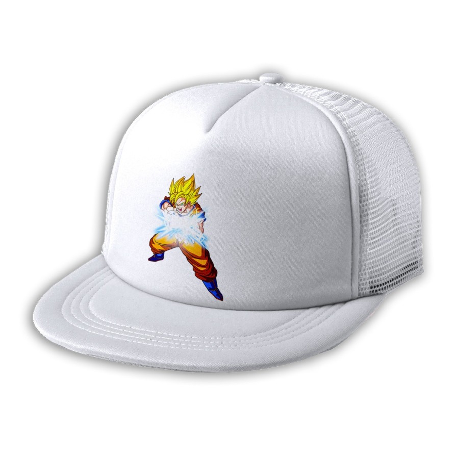 GORRA 5 PANELES REDECILLA TRASERA goku kame hame ha honda vital super guerrero estilo rapero