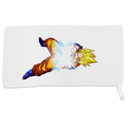 TOALLA GIMNASIO GYM ABSORBENTE goku kame hame ha honda vital super guerrero suave con bolsita