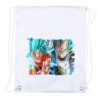 MOCHILA DE CUERDAS (SELECCIONE PACK) GOKU VEGETA SSJ BLUE playa piscina excursion