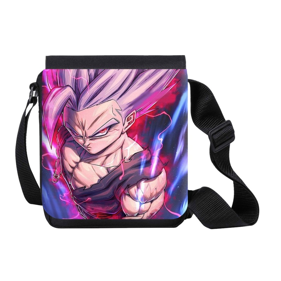 BANDOLERA PEQUEÑA Gohan modo bestia pelicula dragon combate bola ssj bolso personalizada