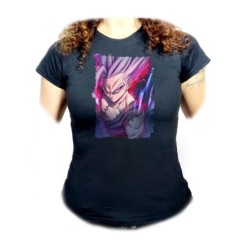 CAMISETA NEGRA MUJER Gohan...