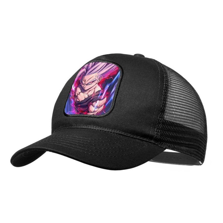 GORRA NEGRA CON REJILLA Gohan modo bestia pelicula dragon combate bola ssj moda deporte