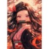 TAZA MÁGICA Nezuko Guardianes de la noche cazador demonios carmesi personalizada