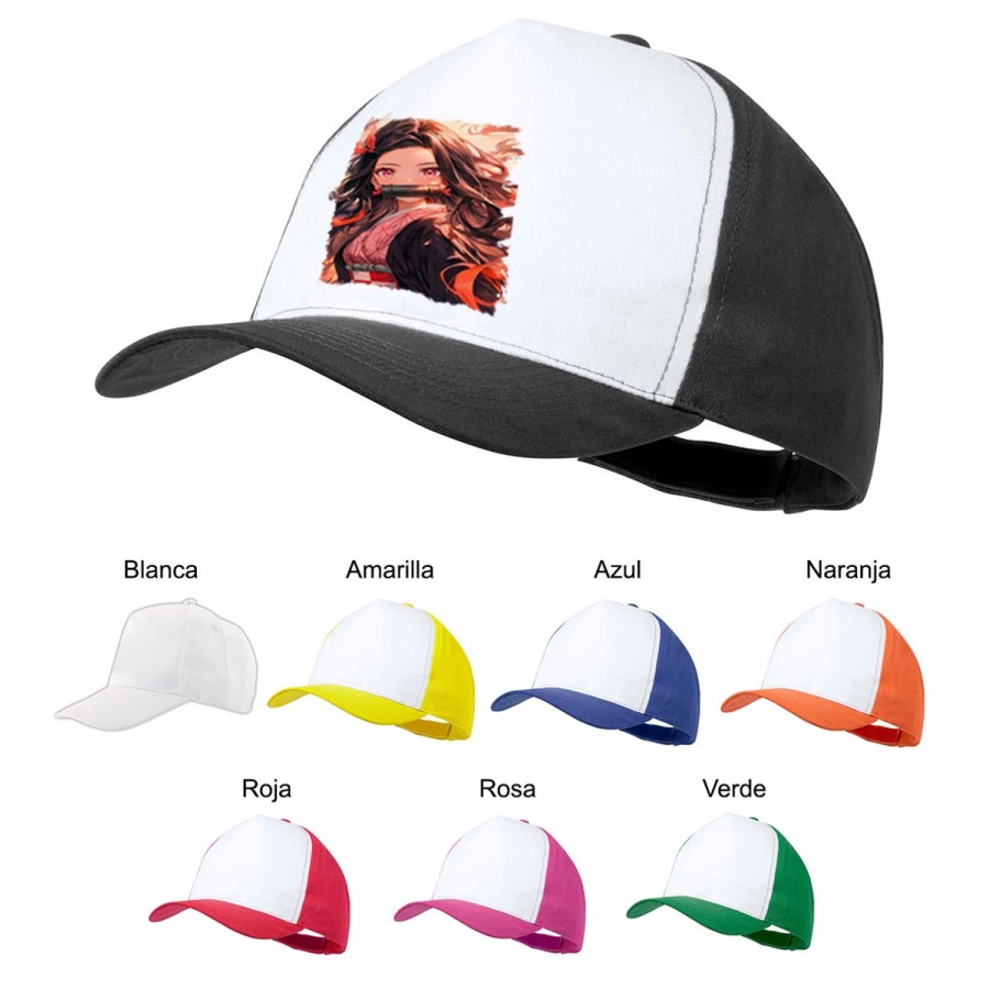 GORRA COLORES Nezuko Guardianes de la noche cazador demonios carmesi color personalizada