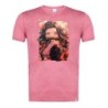CAMISETA ROJA MEZCLA Nezuko Guardianes de la noche cazador demonios carmesi moda verano tshirt