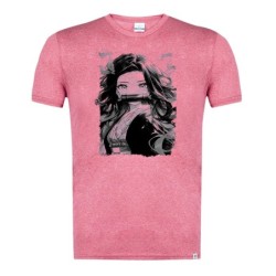 CAMISETA ROJA MEZCLA CON...