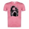 CAMISETA ROJA MEZCLA CON IMAGEN EN TONALIDADES NEGRAS Nezuko Guardianes de la noche cazador demonios carmesi tshirt