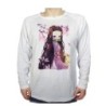 CAMISETA MANGA LARGA kimetsu no yaiba nezuko cazador demonios carmesi personalizada