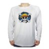 CAMISETA MANGA LARGA One piece logo calavera barco pirata luffy personalizada