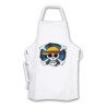 DELANTAL TALLA ADULTO One piece logo calavera barco pirata luffy cocina personalizado