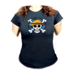 CAMISETA NEGRA MUJER One...