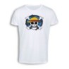 CAMISETA TACTO ALGODÓN One piece logo calavera barco pirata luffy cómoda personalizada